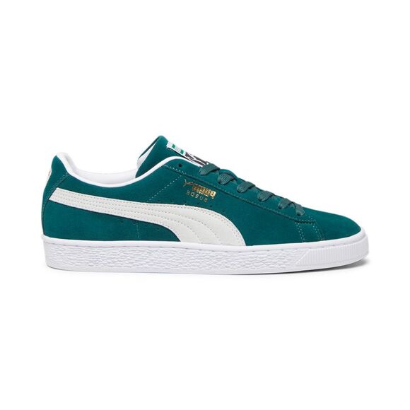 Puma Mens Suede Classic XXI Green Shoes (NWT) - Picture 1 of 5